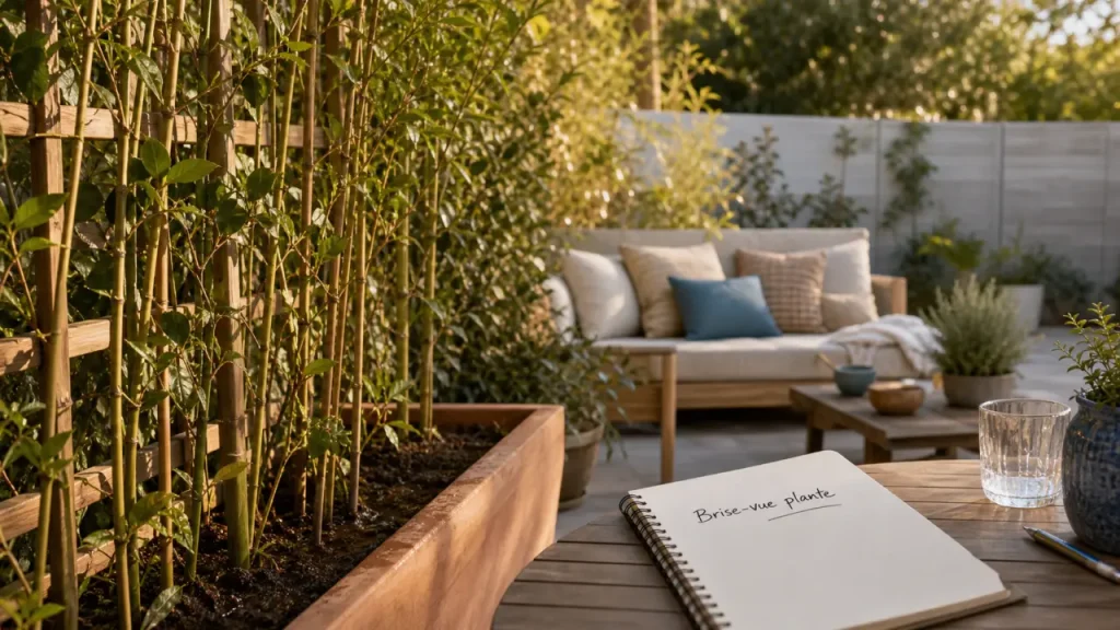 Brise-vue plante : les persistantes à choisir pour cacher un vis-à-vis sans envahir le jardin