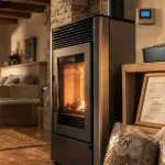 Meilleur poele a granule : poêle à granulés silencieux, rentable et bien installé en salon