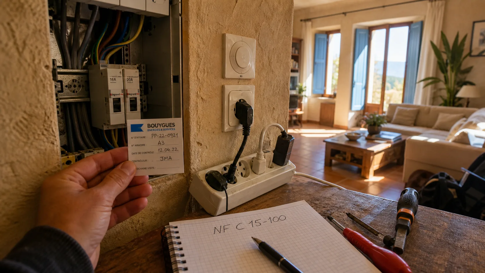 Nombre de prise par disjoncteur 16A/20A : identifier circuits et prises