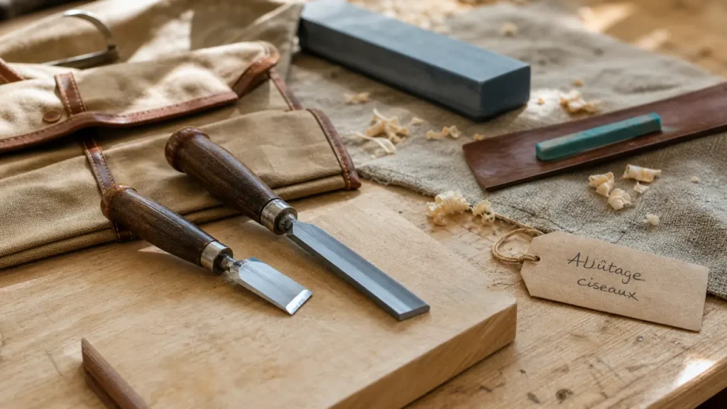 Ciseaux à bois : choisir le bon modèle, le bon acier et l’affûtage qui coupe