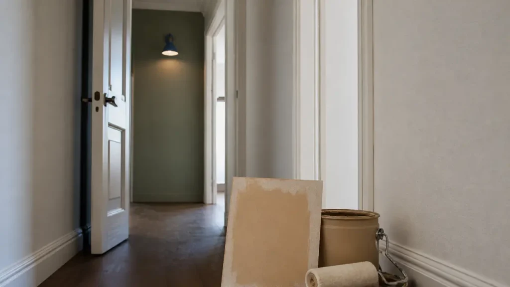 Couloir sombre, étroit ou lumineux : quelle couleur de peinture choisir pour chaque effet