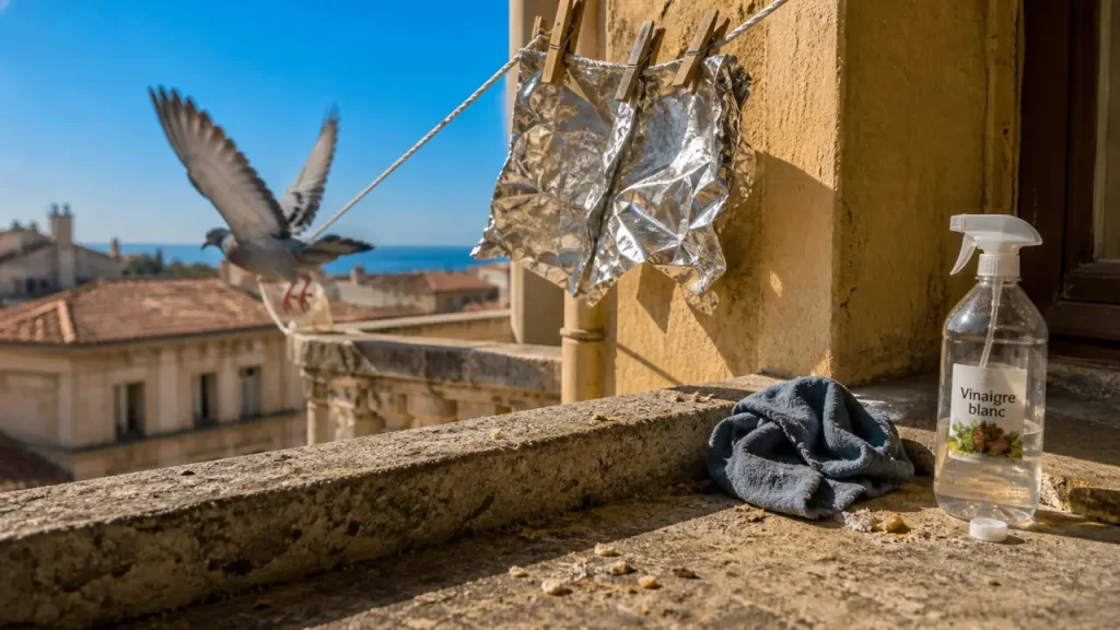 Vinaigre, épices, aluminium : quelles recettes de grand-mère font vraiment fuir les pigeons ?