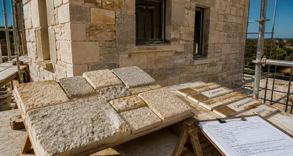 Façade extérieure en pierre : le mauvais joint peut gâcher tout le relief
