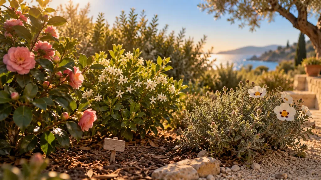 Arbustes persistants à fleurs : une haie vivante en hiver, des floraisons au fil des saisons