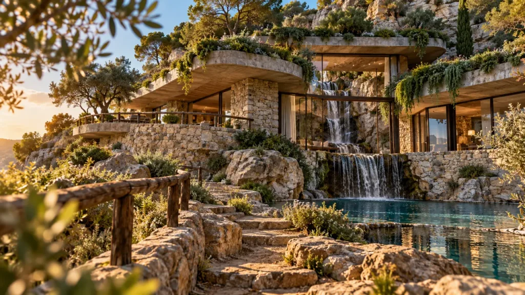 Architecture organique : des maisons ancrées dans le paysage, pas seulement des courbes