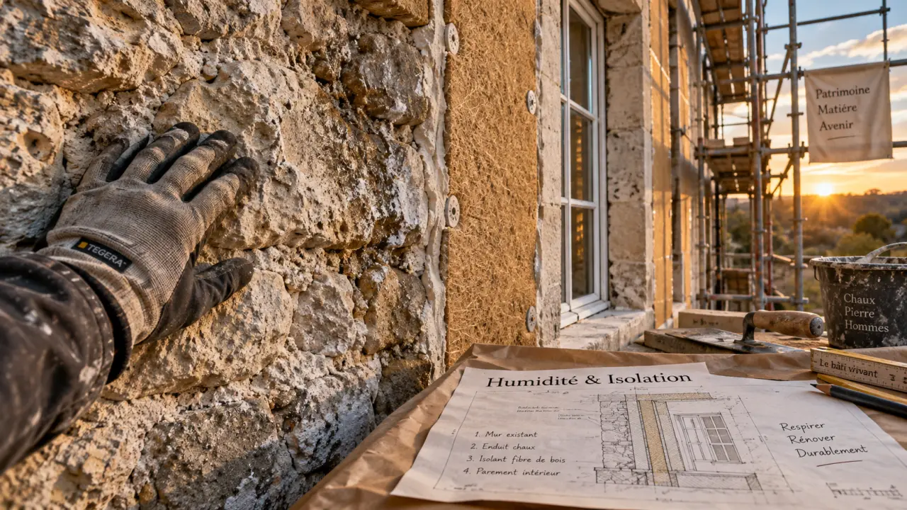 Isoler une maison en pierre sans bloquer l’humidité du mur