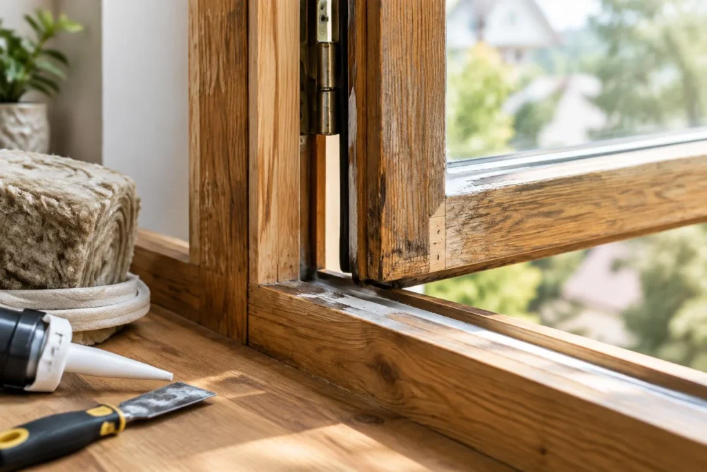 Rénovation de menuiseries en bois : réparer, isoler ou remplacer selon l&rsquo;état du dormant
